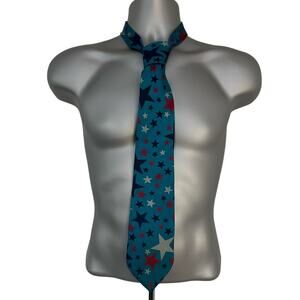 Perry Ellis Star Printed Silk Tie